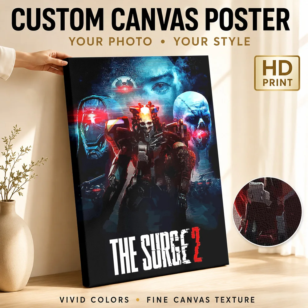 Patron Game Cover Art Canvas Poster Custom Photo Gaming Anime Wall Paintings Decoration for Game Room Dorm Gift for Collectors