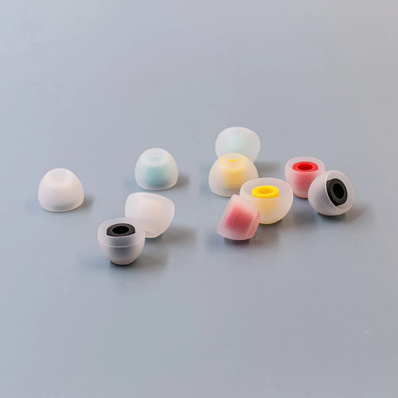 KBEAR 07 Silicone Upgrade Headphone Eartips 1pair(2pcs) 5pairs(10pcs) Noise Isolating With S M- M M+ L Size For KZ TRI Earphone