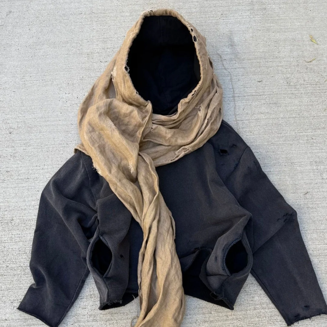 المرأة الخريف الشتاء شخصية المتخصصة الحجاب الربط هوديي الشارع نمط عادية جديدة مقنعين الموضة للمظهر العصرية #3