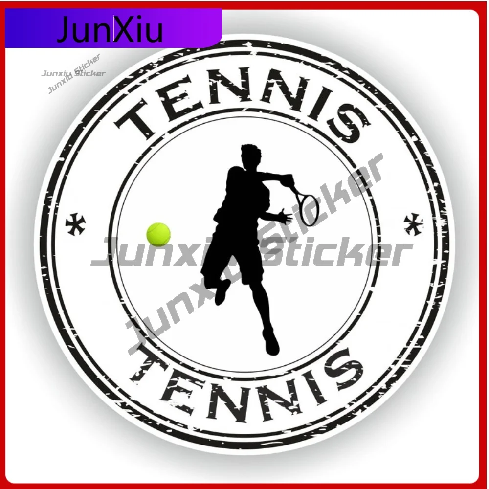 

Tennis Sports Sticker Round Seal Anti Scratch Vinyl Decals Custom Decals Bike Accessories X500 Motorcycle Suv Camping Sticker Ac