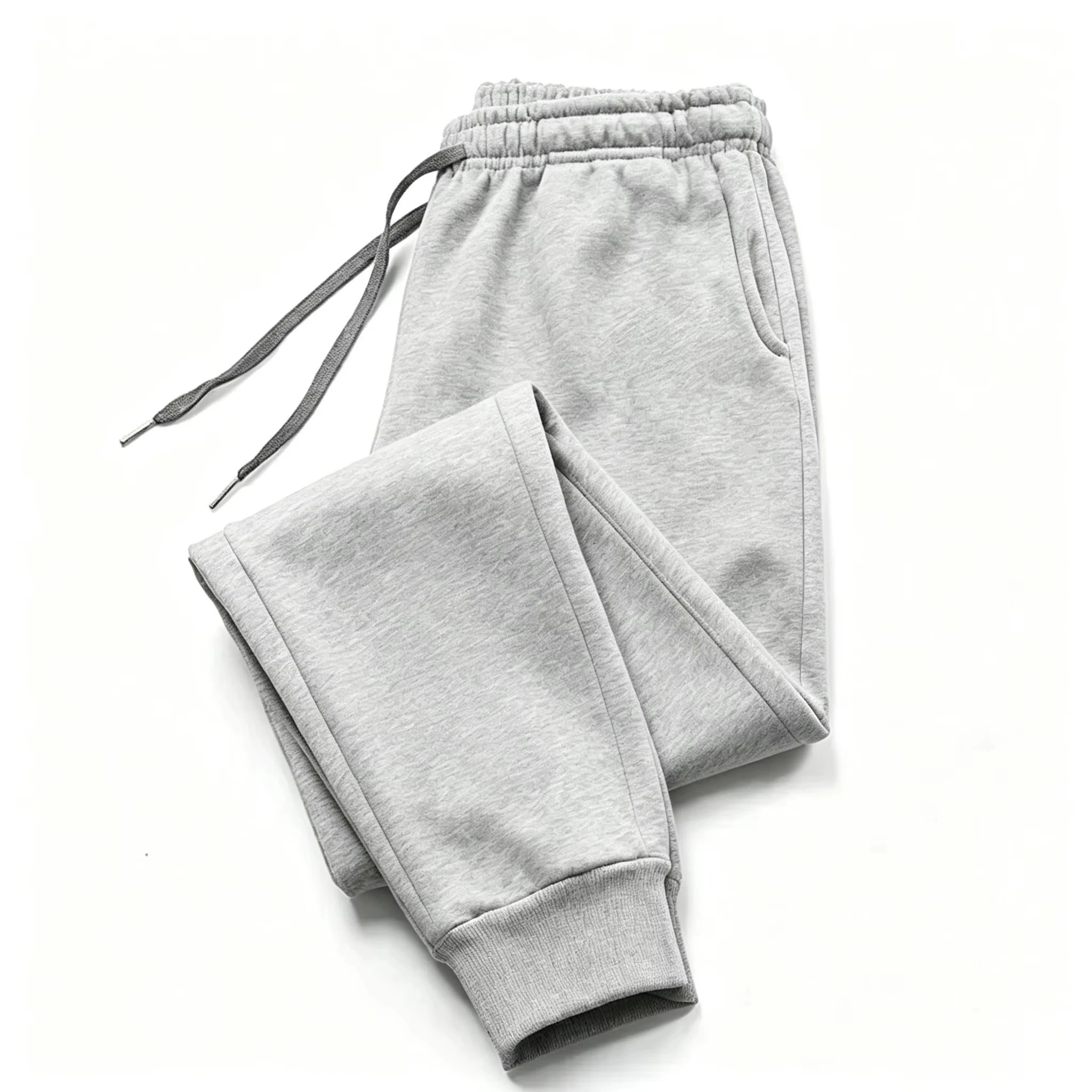 Herren-Jogginghose, hochwertige Kordelzug-Jogginghose, einfarbig, für alle Jahreszeiten, für Zuhause, Outdoor, Freizeit und Sport, Herrenhose – Detail 6