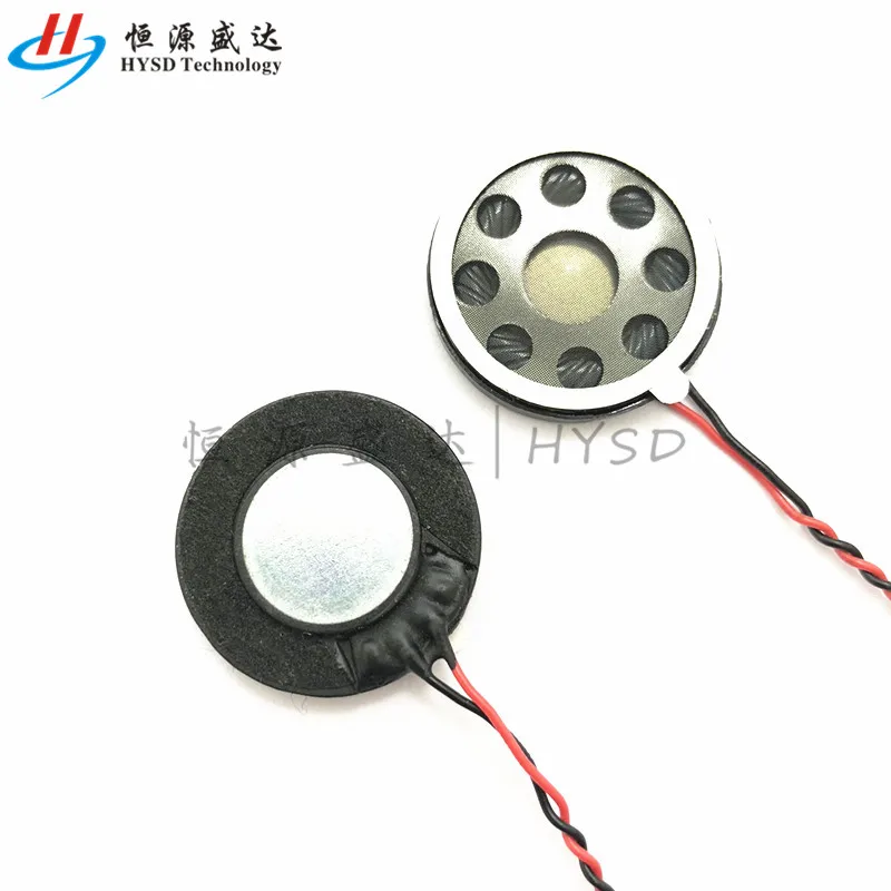 10pcs 8 Ohms 1 Watt Ultra-thin Horn Speaker 1W 8R Diameter 10mm 13mm 15mm 16mm 18mm 20mm 23mm 25mm 30mm two-line Loudspeaker