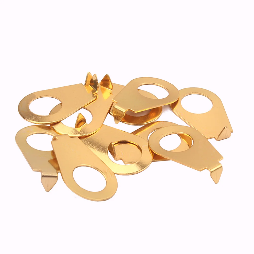 

10Pcs Guitar Potentiometer Washers Durable Practical Use for -Style Knobs Golden Guitar Potentiometer Washer