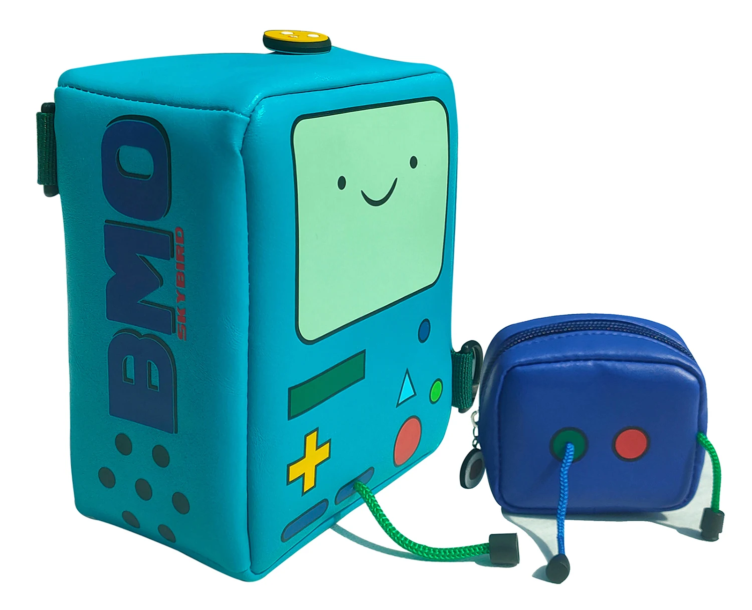 BMO Merch Single Shoulde Backpack CrossBody Finn Jake BMO Messenger bag Cartoon Single Straps Bag Beemo Children Birthday Gifts