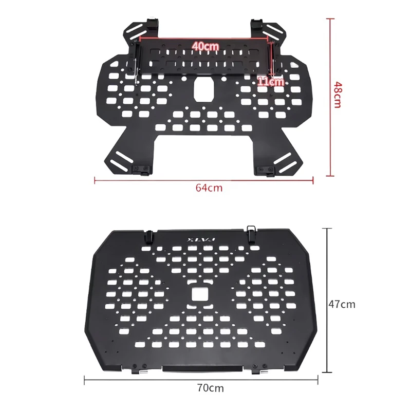 Car Tailgate Spare Tire Folding Table Fit for GWM Tank 300 21-25 Modified Car Spare Tire Expand Storage Rack Car Upgrade Parts