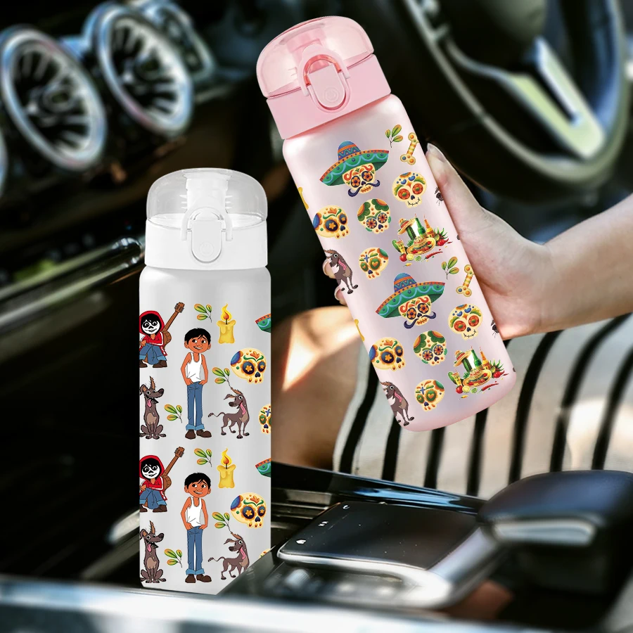 قطعة واحدة من زجاجة مياه ديزني، بيكسار، نمط الكاكاو 26 أونصة، كوب ماء رياضي خارجي هدية عيد ميلاد/العودة إلى المدرسة
