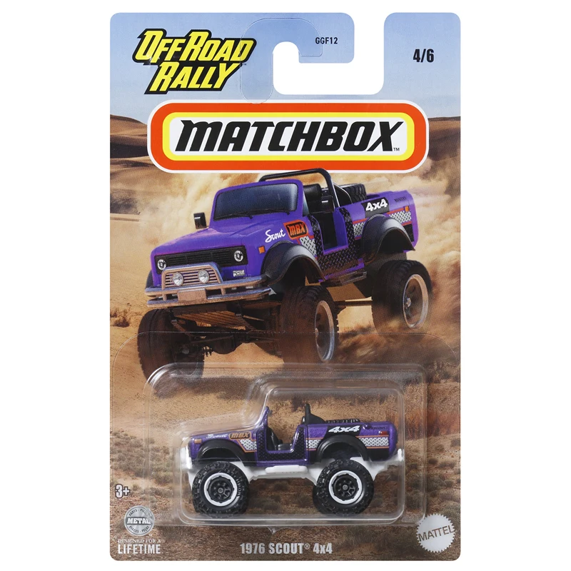 Mattel Matchbox Car OffrRoad Rally Boys Toys 1/64 Diecast Toyoto Land Cruiser Chevy Colorado Jeep Volkswagen Golf Country Scout