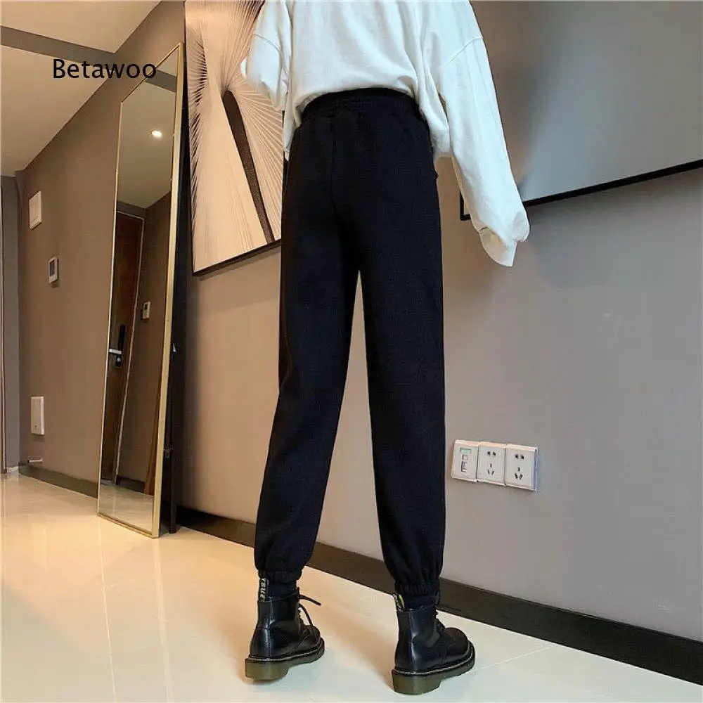 Loose Straight Wide Leg Trousers For Women High Elastic Waist Long Pants With Decorative Drawstring For Outdoor Daily Outfits