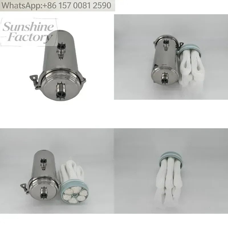 High Flow Rate 3000L Whole House Water Treatment System Stainless Steel ultra Filtration UF