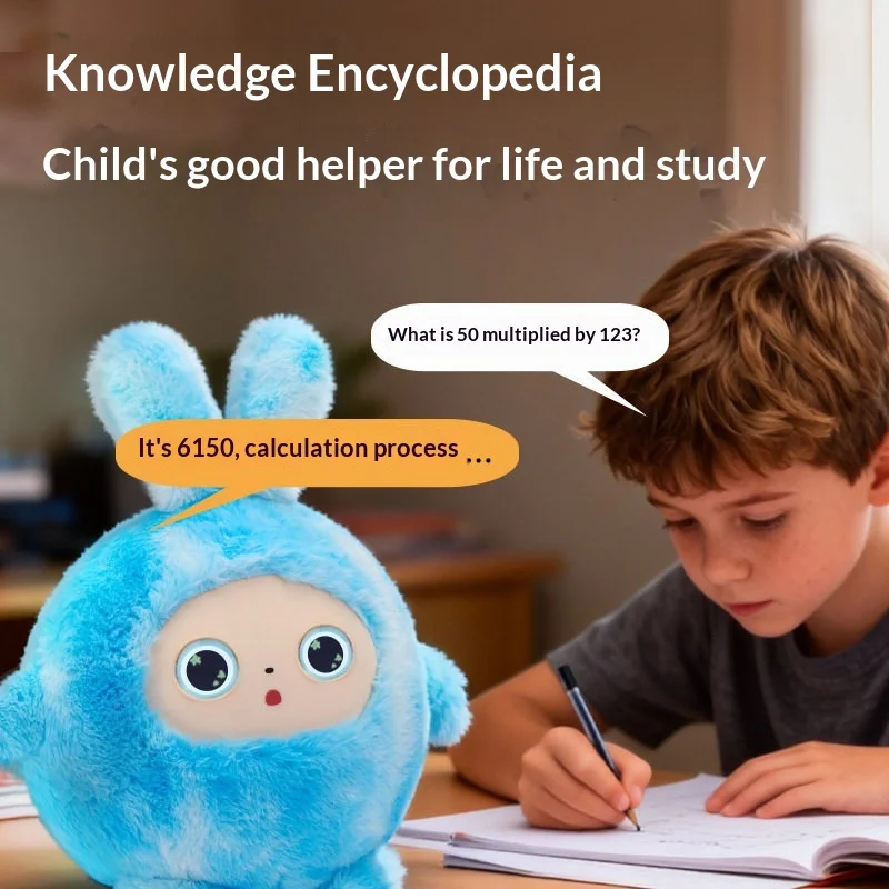 AI Toy Plush Doll Interactive AI Dialogue Toy Multi Language Intelligent Robot Children's Puzzle Early Education Doll