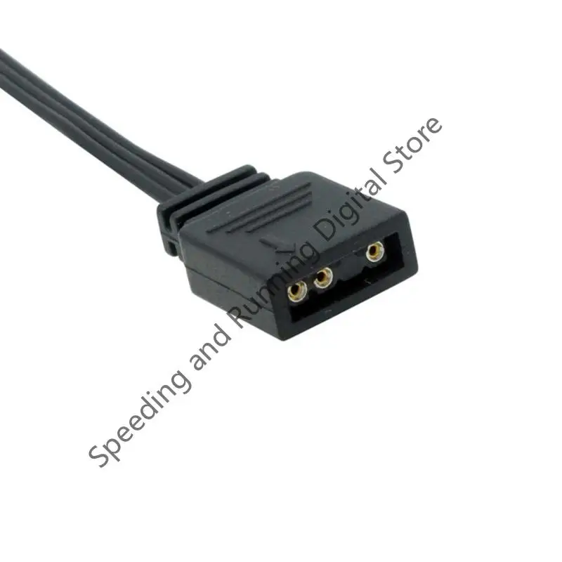 30/50/100cm 5V 3-Pin ARGB Female to Female Extension Cable for Extending Computer LED Light Strip Power cord