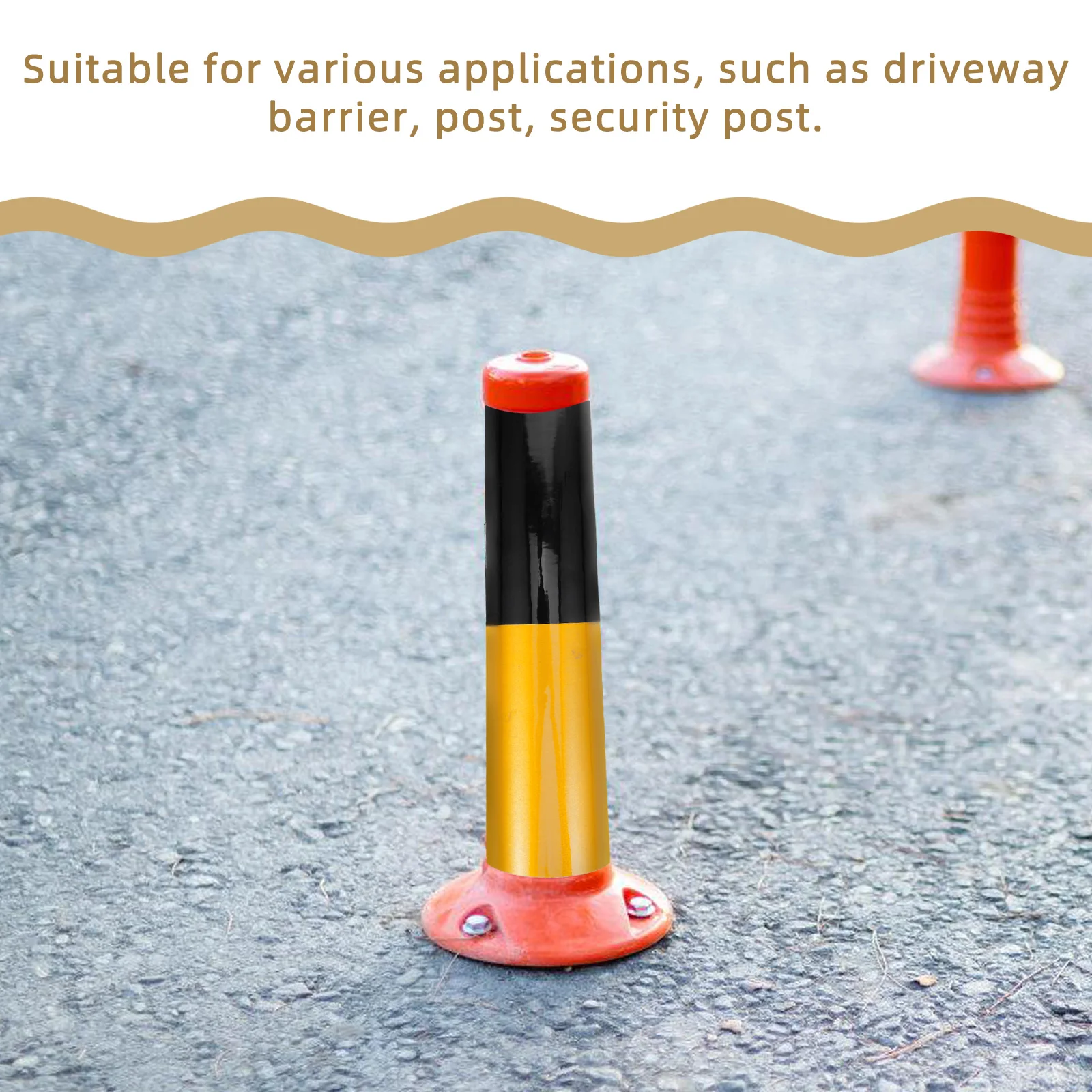 

1 Roll Reflective Tape Warning Film High Visibility Outdoor Safety Driveway Barrier Post Reflective Strip Traffic Reflector Tape