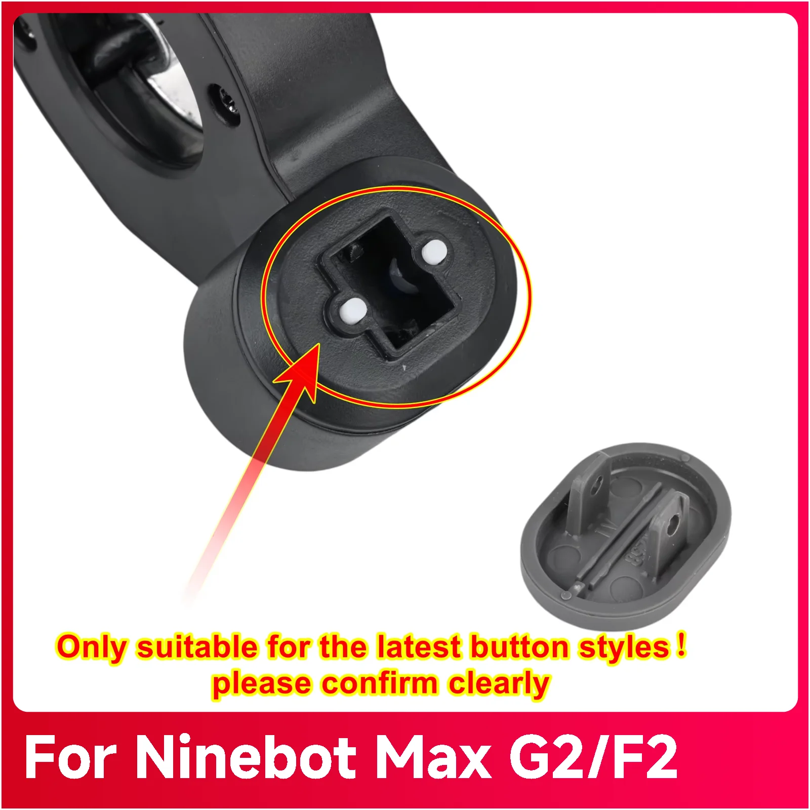 Original Left Right Turn Light Button Switch Plastic For Ninebot Electric Scooter Max G2 F2 Kickscooter Accessories Parts