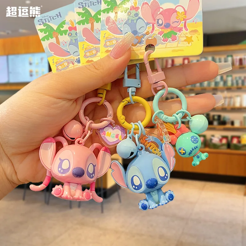

Adorable Disney Stitch Keychain Cartoon Plush Toy Bag Accessory Creative Cartoon Cute Exquisite Pendant Small Gift