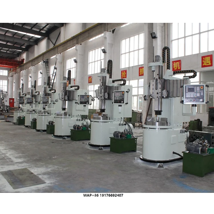 High Quality High-Precision Industrial Professional Manual Mechanical Vertical Lathe Machine for Metal