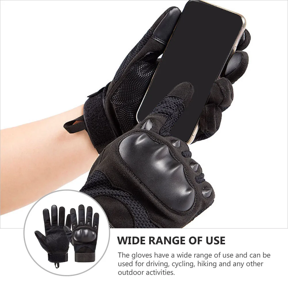 

1Pair Touch Screen Anti-Skid Cycling Gloves Outdoor Windproof Gloves for Mountain Biking Hiking Motorcycling