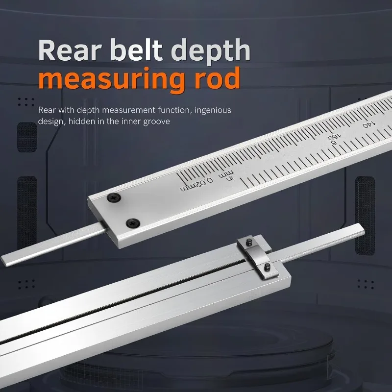 Stainless Steel Vernier Caliper Measuring Tool Gauge 0-150mm Sliding Gauge Inside Outside Depth Step Micrometer Accuracy 0.02mm gallery 4