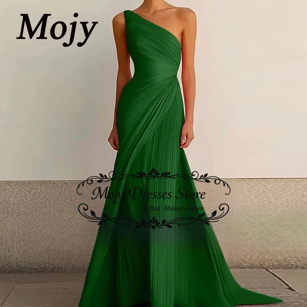 Mojy 2026 Formal Elegant Party Prom Dresses Women Evening Dresses Sexy One Shoulder Customized платье на выпускной
