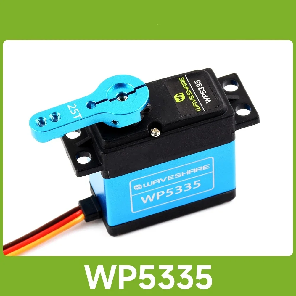 Waveshare 20kg.cm / 35kg.cm Large Torque 180° Digital Servo, Copper Gear / Steel Gear, Waterproof And Dustproof