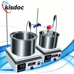 Lab Heat-Gathering Magnetic Stirrer Water Bath Oil Bath Thermostat Heating 220V