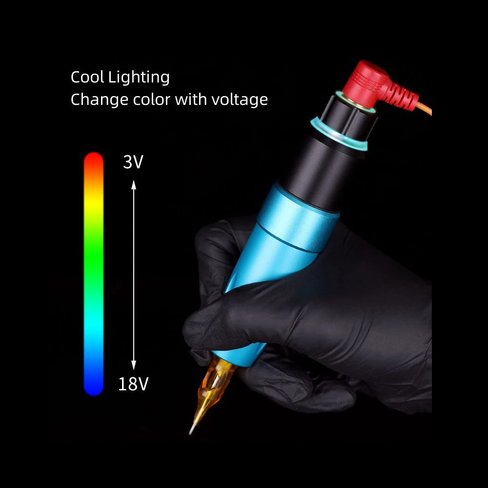 

YILONG Adjustable Stroke Pen Tattoo Machine Permanent Makeup Machine Tattoo High Quality Motor Tattoo Pen Gun for Body Art