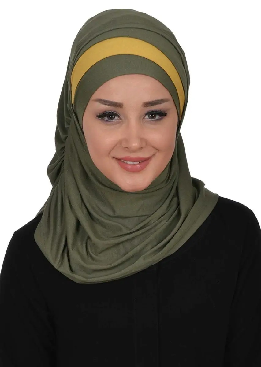 Ensemble d'écharpe en os Double couleur