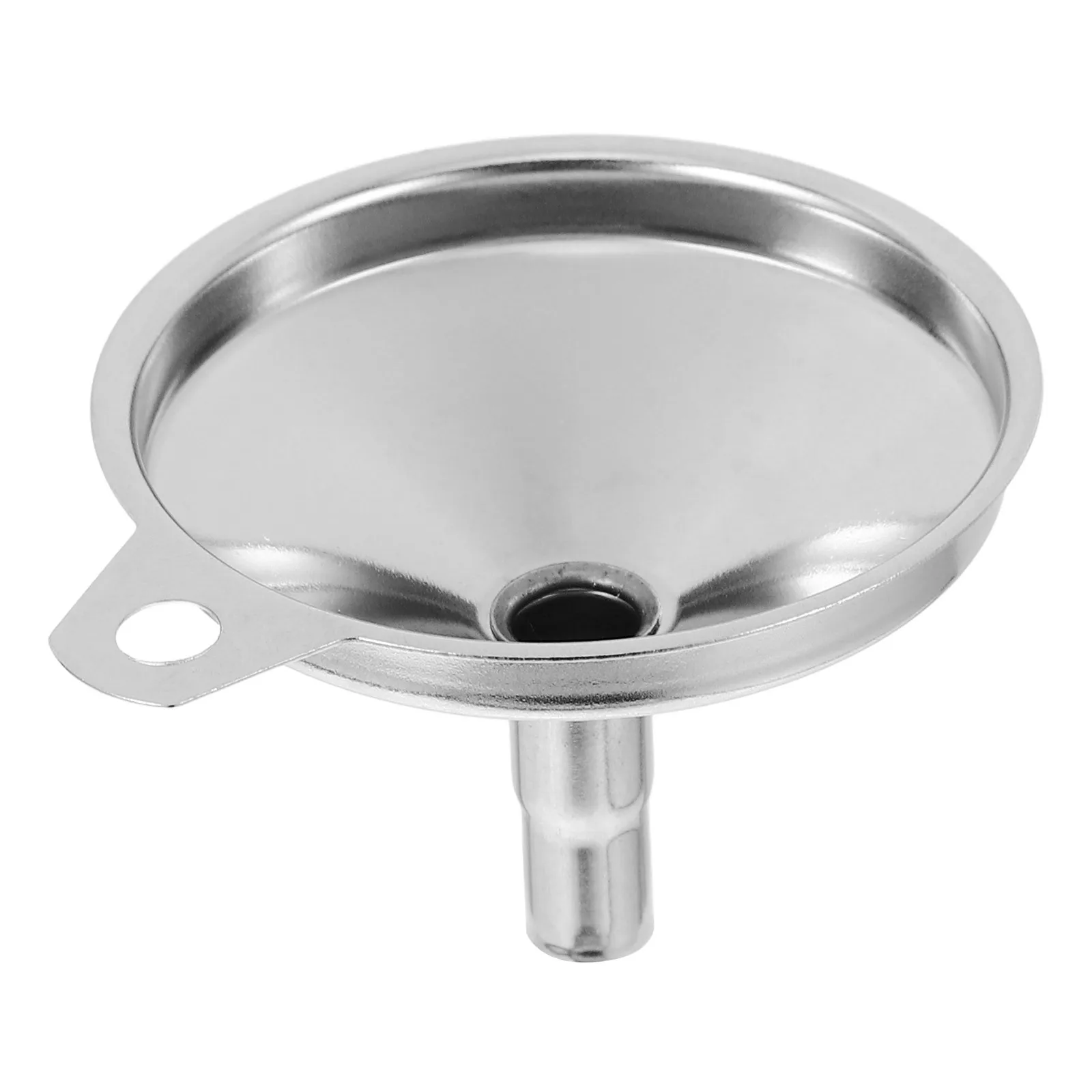 

Stainless Steel Mini Small Metal Kitchen Tool For Oil Wine Spice Liquid Transfer Bottle Filling Wide Mouth Cooking Funnel