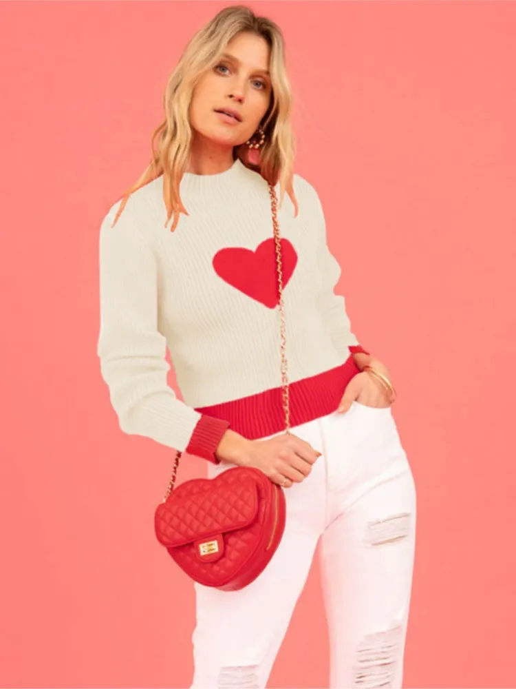 

Winter Clothes Woman Pulls Femmes Simple Style Trendy Solid Color Sweater All-match Casual Commuting All-match Half-high Collar