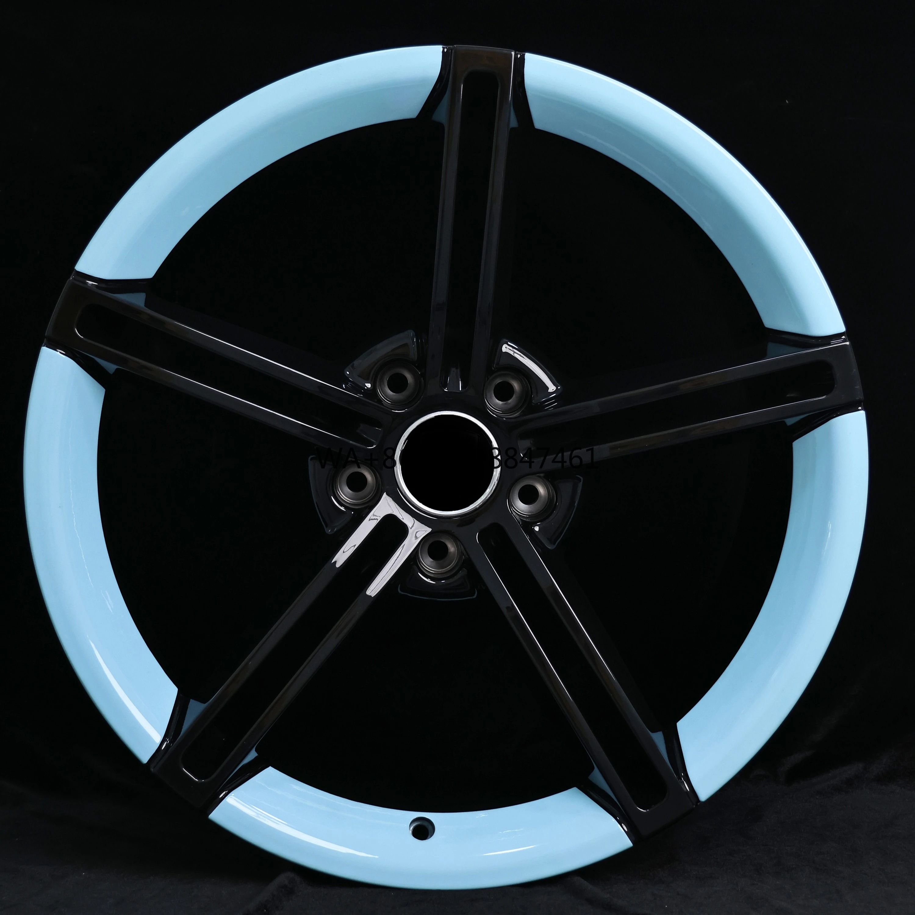 

Customize Color 21 Inch 5*130 Forged Aluminum Alloy Painted Car Rims Special Five Spoke Design for Porsche New Condition ET 25mm