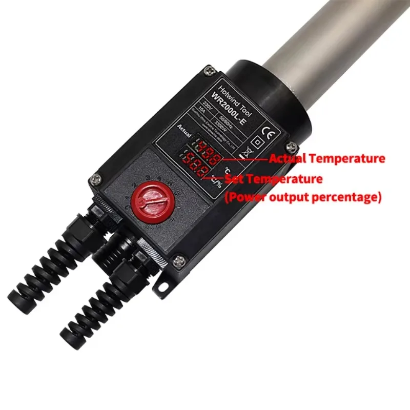 Digital Display Industrial Hot air Heater for High Speed Paper Cup Machine 3300W Hot air Gan Blower WR2000 230V 3300W SYSTEM