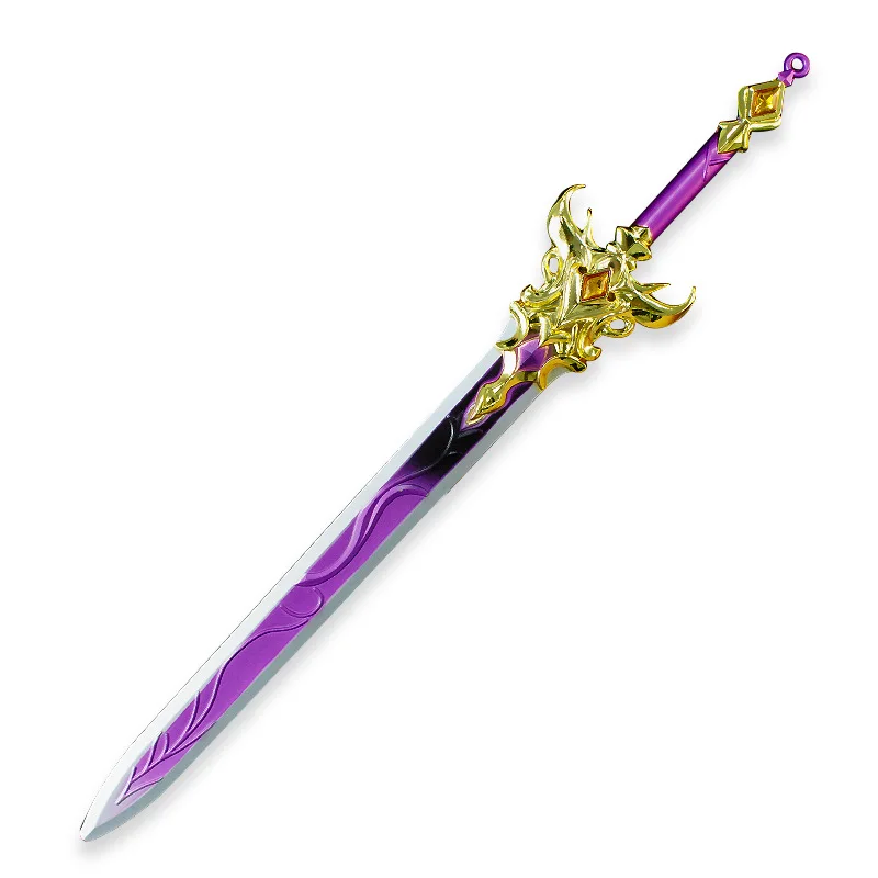 30 CM Game Peripherals Zichen Gilded Sword Metal Craft Weapons Model Collectible Desk Ornaments Creative Birthday Gifts Toy