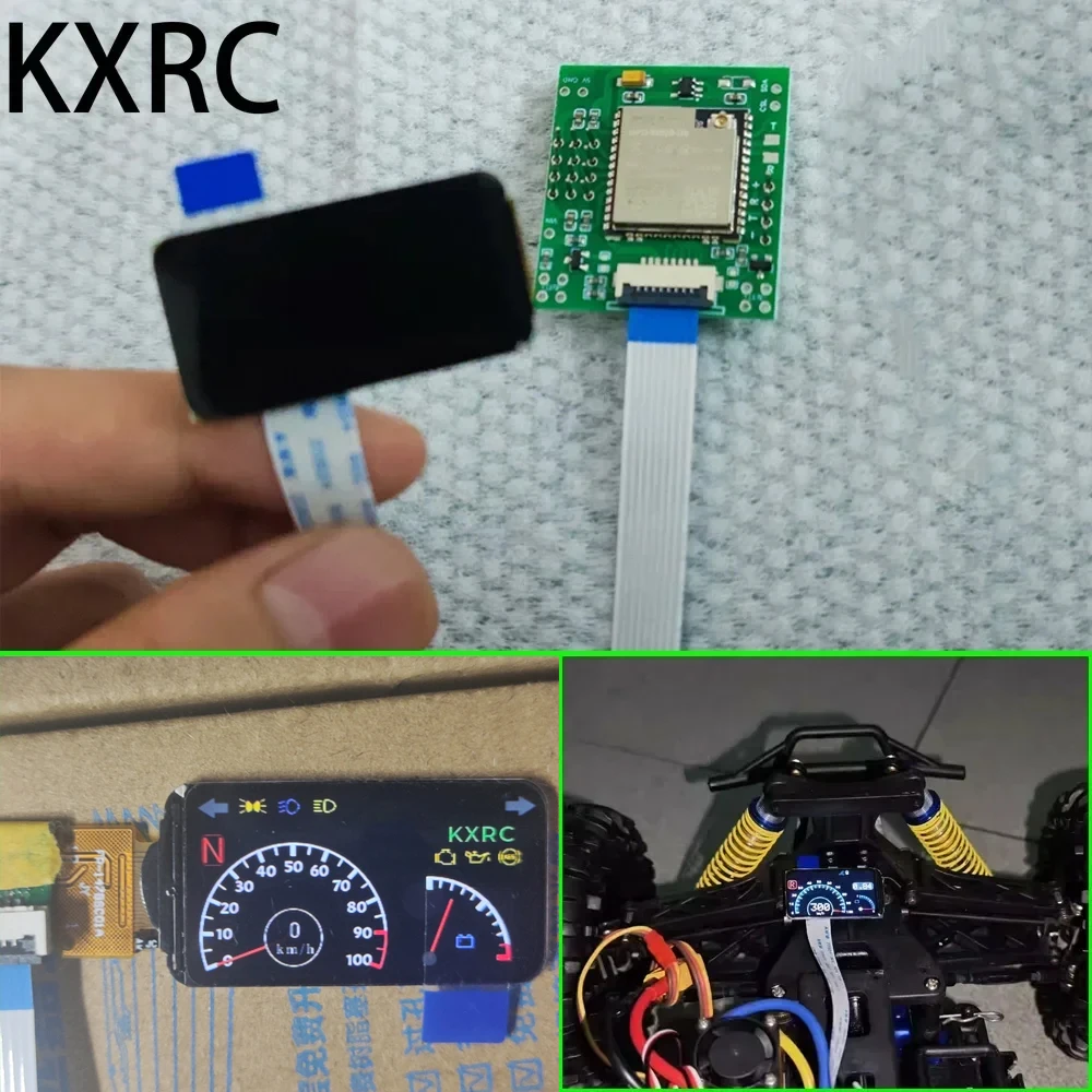 RC Car Simulated Cockpit Linked Instrument Panel Interior for 1/14 Tamiya RC Truck Tipper Scania 770S Actros 3363 Volvo MAN Part