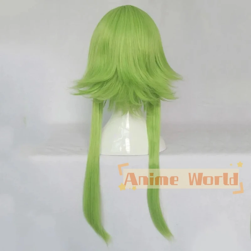 Your Turn To Die Kanna Kizuchi Green Cosplay Wig Halloween Synthetic Hair Heat