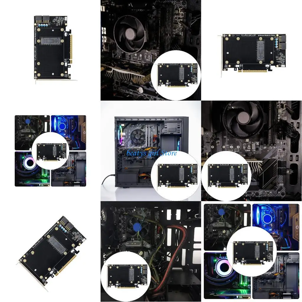 

C7AB Auto Fan Speed Adjustment SXM2 Adapter Card PCIe X16 Interfaces Servers Component