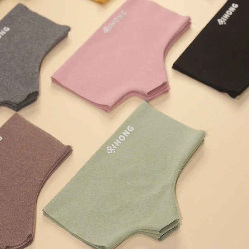 Winter Women's Gloves Thermal Solid Color Mittens New Thin Style Gloves Half-finger For Cold Weather Typing Working Driving