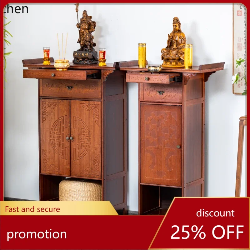 DSA  Buddhist Altar Cabinet Offering Table Home Incense Case Buddha Statue Worship Table Tribute Table