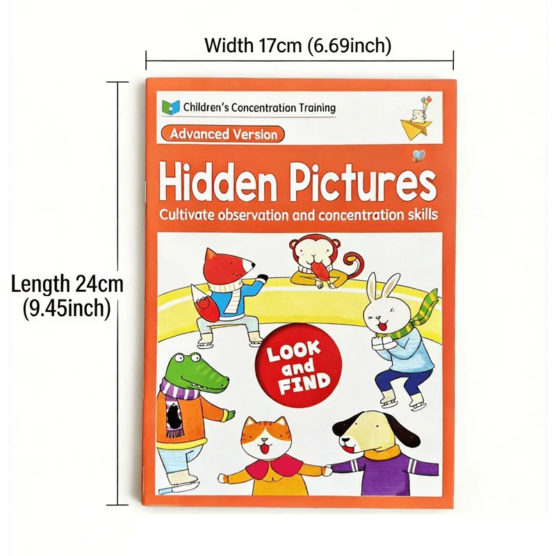 Find The Same Item Game, Interactive Activity Book, Fun Item Search Game, Children's Fun Find A Game Book, Find Hidden Items