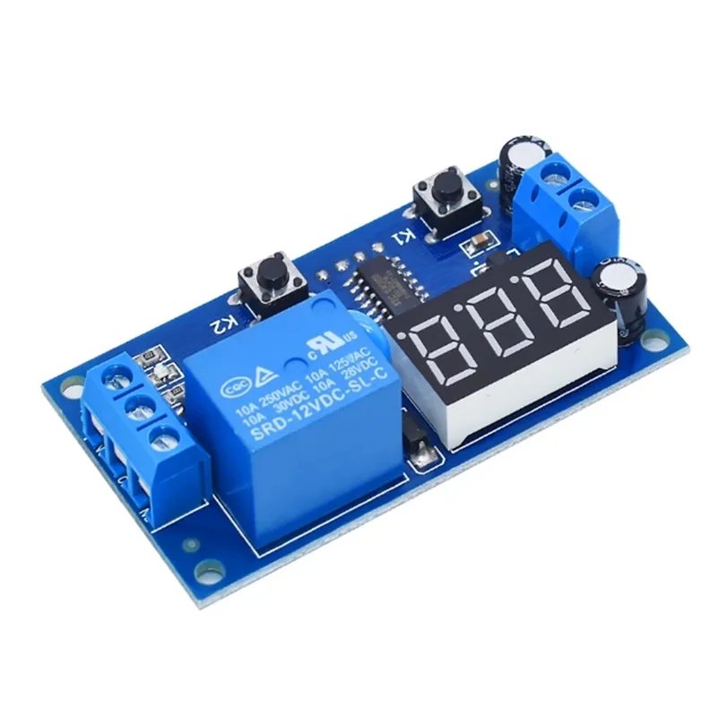 Display Digital Delay Relay, Delay Tempo, Multi-função Módulo, Infinito Loop Contagem Regressiva, Switch Controle, Módulo Temporizador, DC 12V