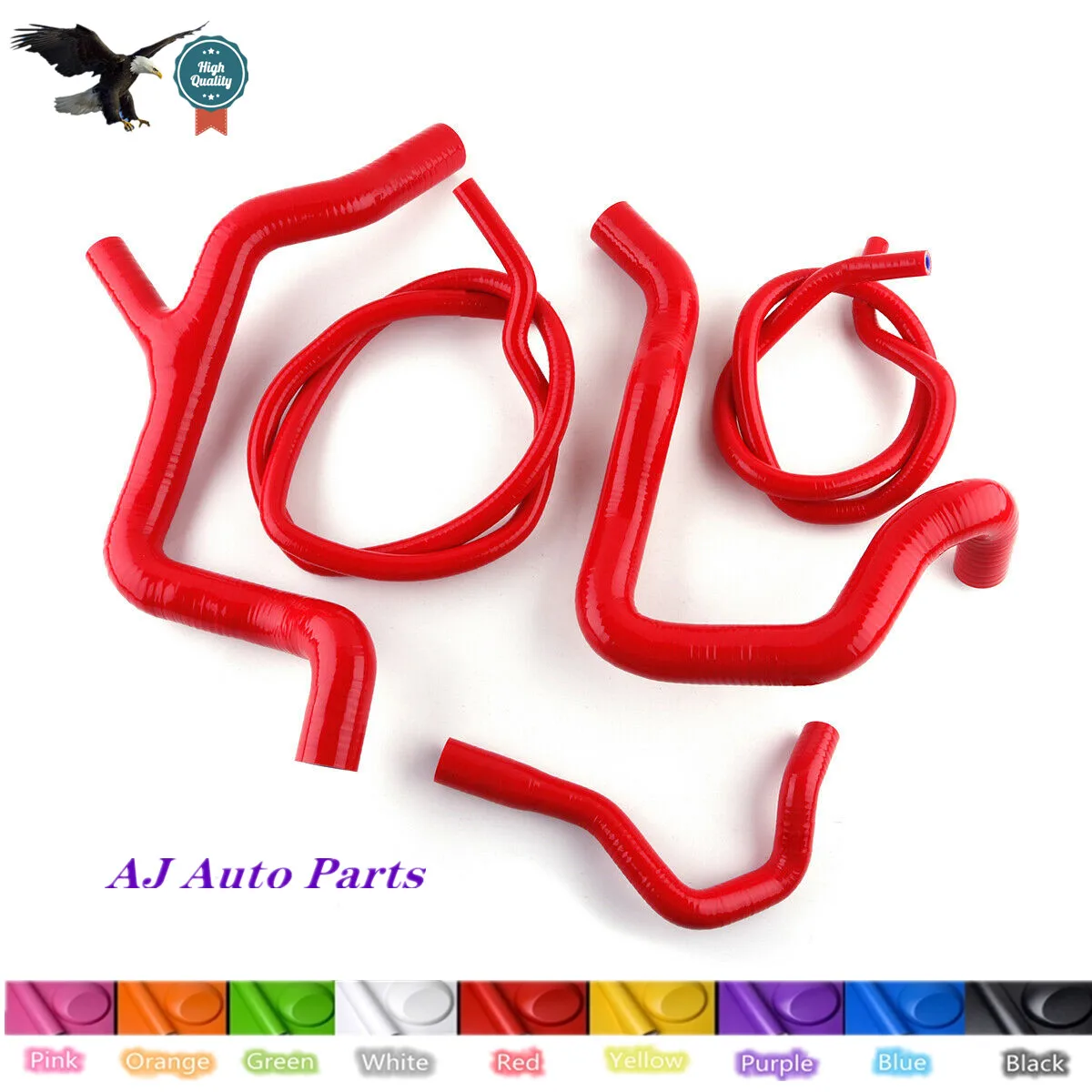 For 2009 2010 2011 Ford Focus RS Mk2 2.5 LTR Silicone Heater Radiator Hose（4-PLY Hose ）