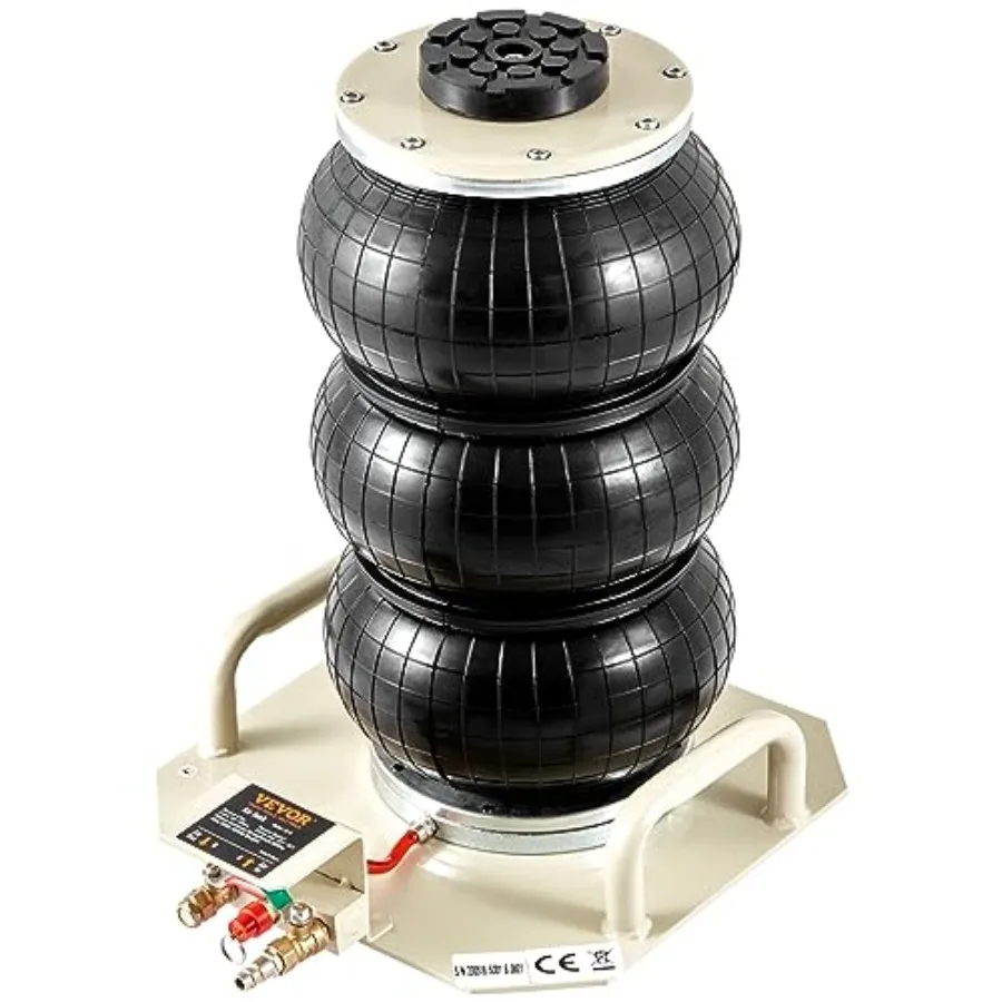 

Air Jack 3 Ton/6600 lbs Triple Bag Air Jack Airbag Jack with Six Steel Pipes Lift up to 17.7 inch/450 mm 3-5 s Fast Lifting Pne