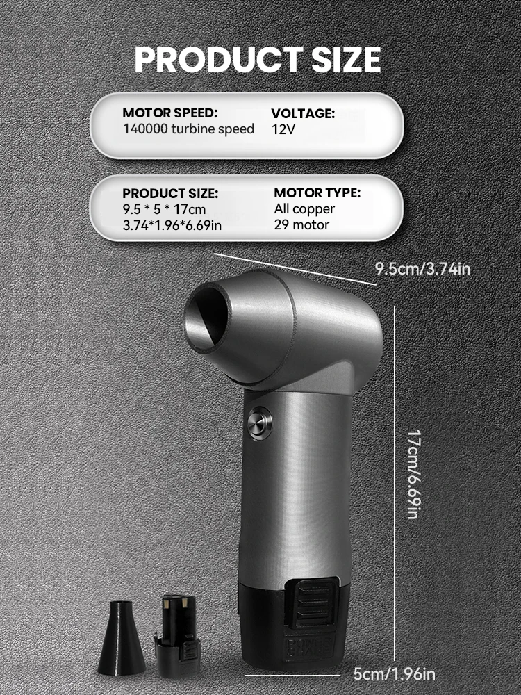 Leistungs starkes Gebläse mit Hochgeschwindigkeits-Kanal ventilator Mini-Turbo-Jet-Lüfter Turbo-Lüfter Hochleistungs-Bürstenloser Motor