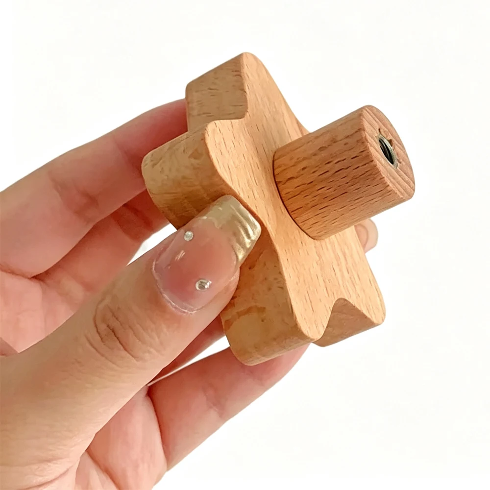 Wooden Animal Handles Modern Minimalist Wardrobe Drawers Cabinets Shoe Cabinets Solid Wood Door Hhandles Furniture Accessories
