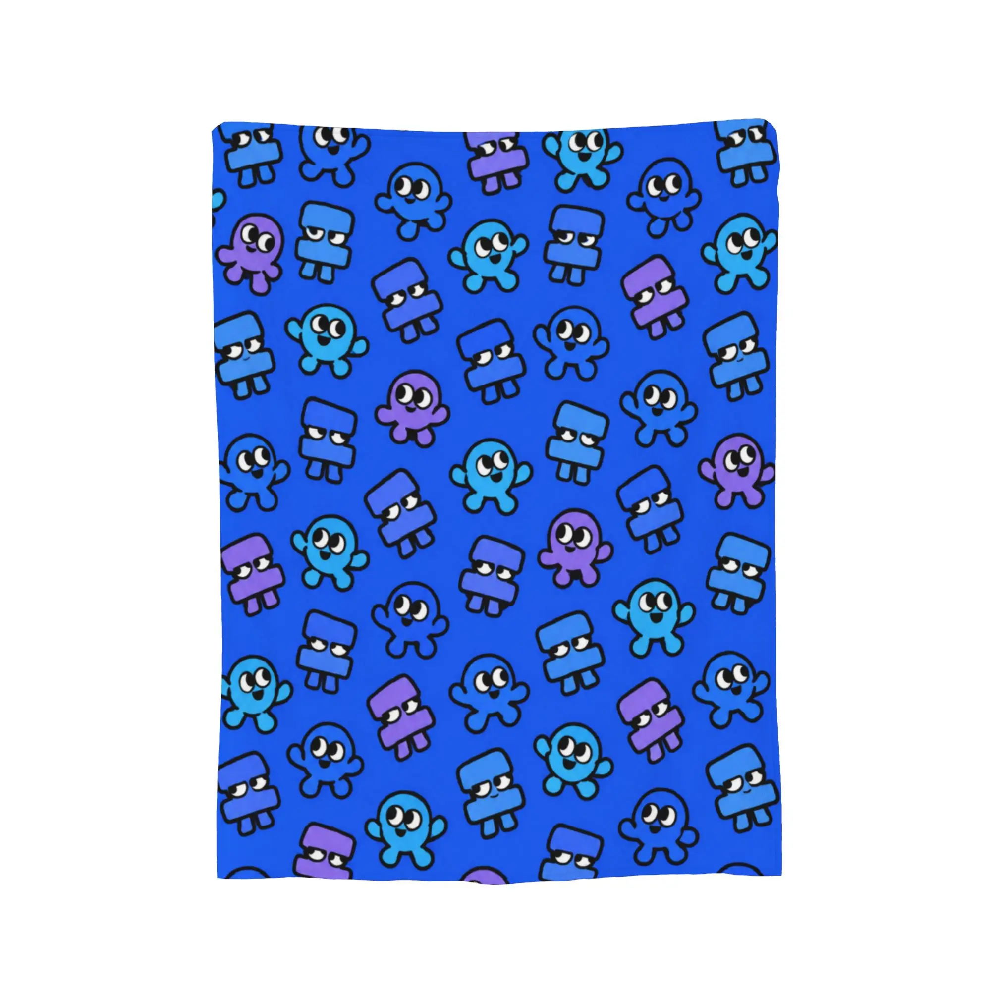 One TPOT pack BFDI Soft Warm Blanket  Children Plush Throw Blanket Funny Living Room Flannel Bedspread Sofa Bed Cover