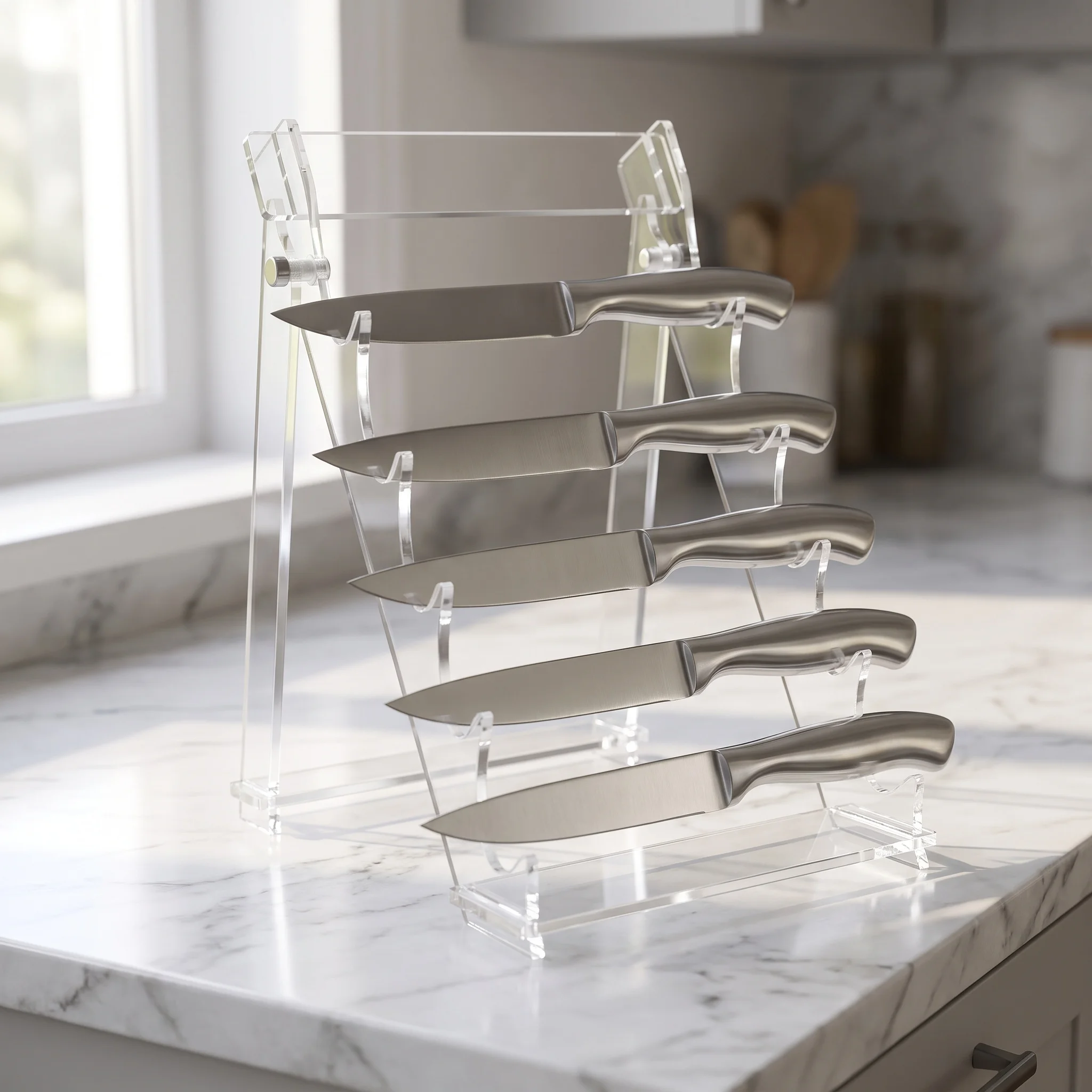 5-layer Transparent Acrylic Multi-functional Tool Display Stand