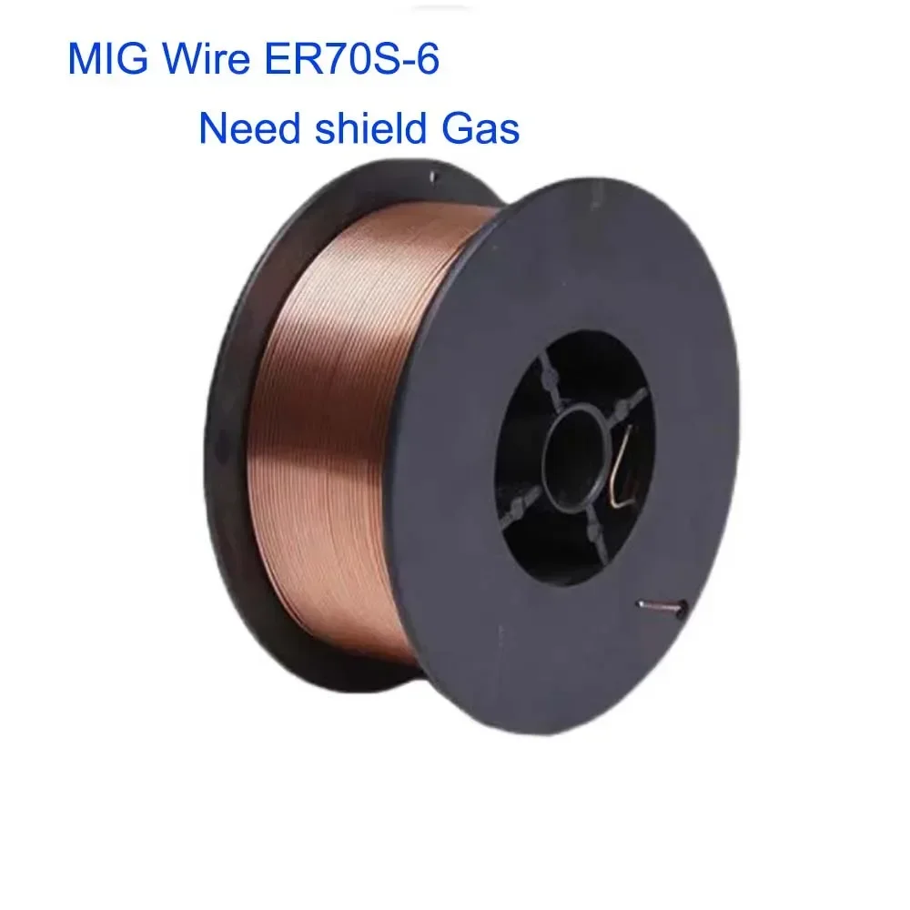 4.5kg MIG Welding Wire Gas Shield No Gas ER70S-6 Gasless Flux Cored Wire E71T-GS 0.6/0.8/1.0/1.2mm Steel Welding Material