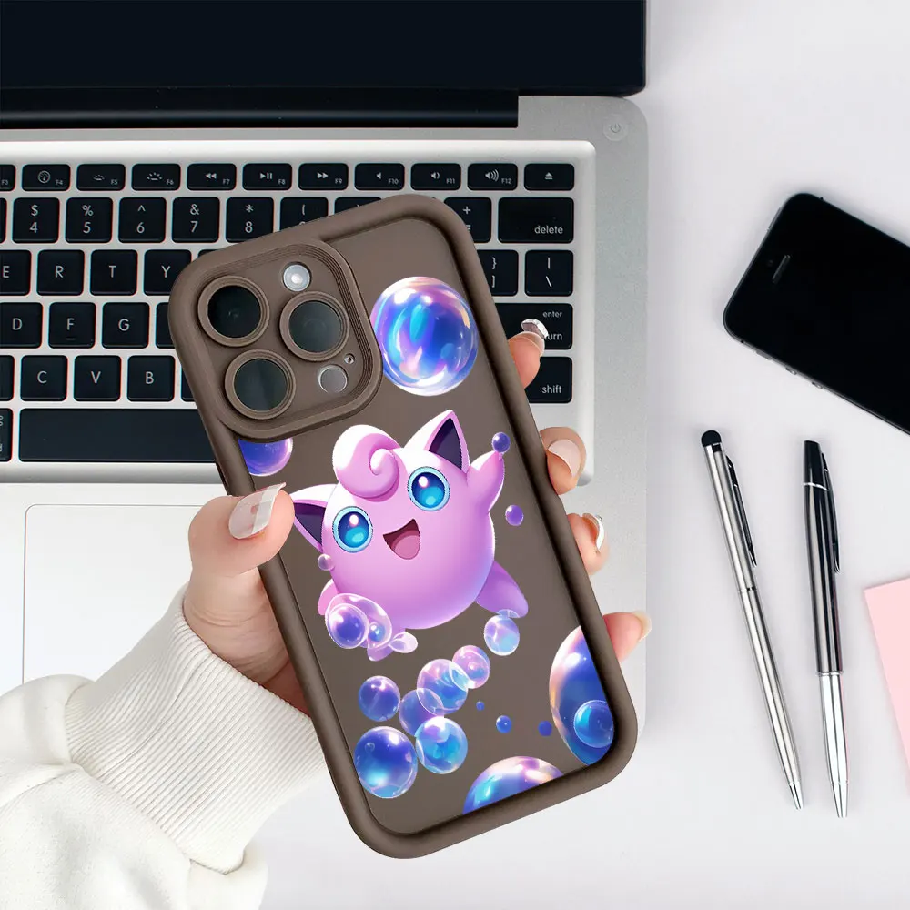 بوكيمون Bulbasaur Charizard Jigglypuff جراب هاتف ل ممن لهم رينو 14 13 13F 12 12F برو 11 11F 10 8 8T 7 7Z برو زائد غطاء سيليكون