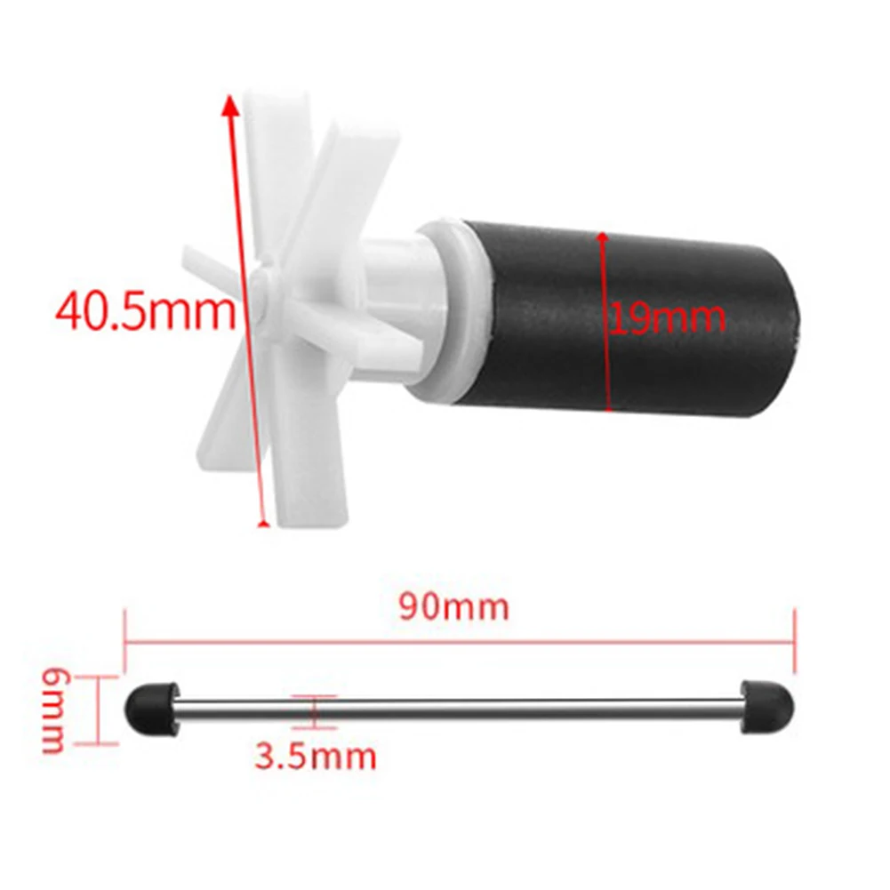 For Lay Z Spa Water Pump Impeller Silent Aquarium Garden Pool Accessories Pump Impeller With Stainless Steel Shaft