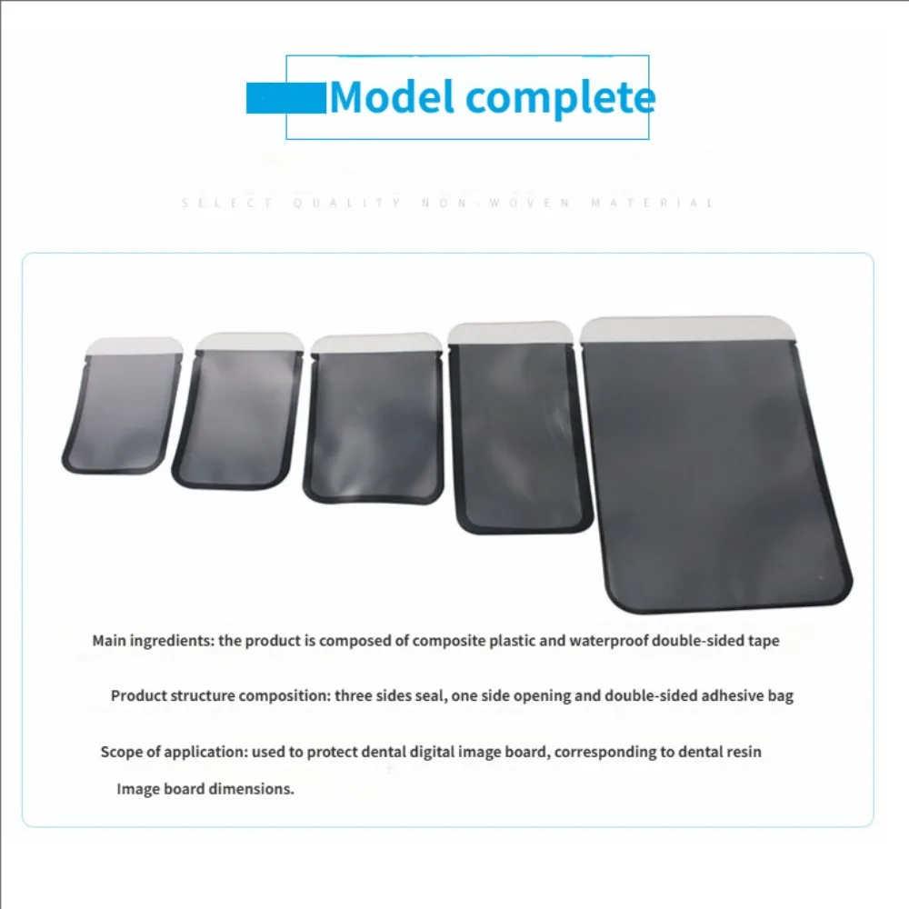 Digital Scan Phosphor Plate Protective Bags, Disposable  Film Barrier Envelopes Sizes 0 1 2 3 4
