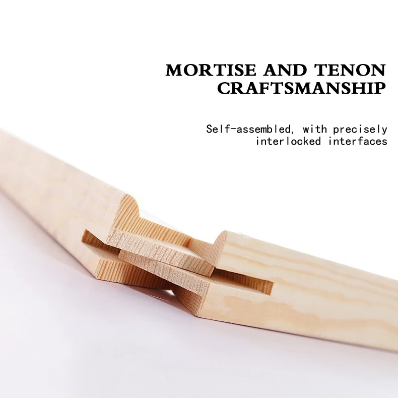 2Pcs Pine Solid Wood Canvas Stretcher Bars, DIY Digital Oil Painting Inner Frame Moulding for Gallery Wrap Canvas