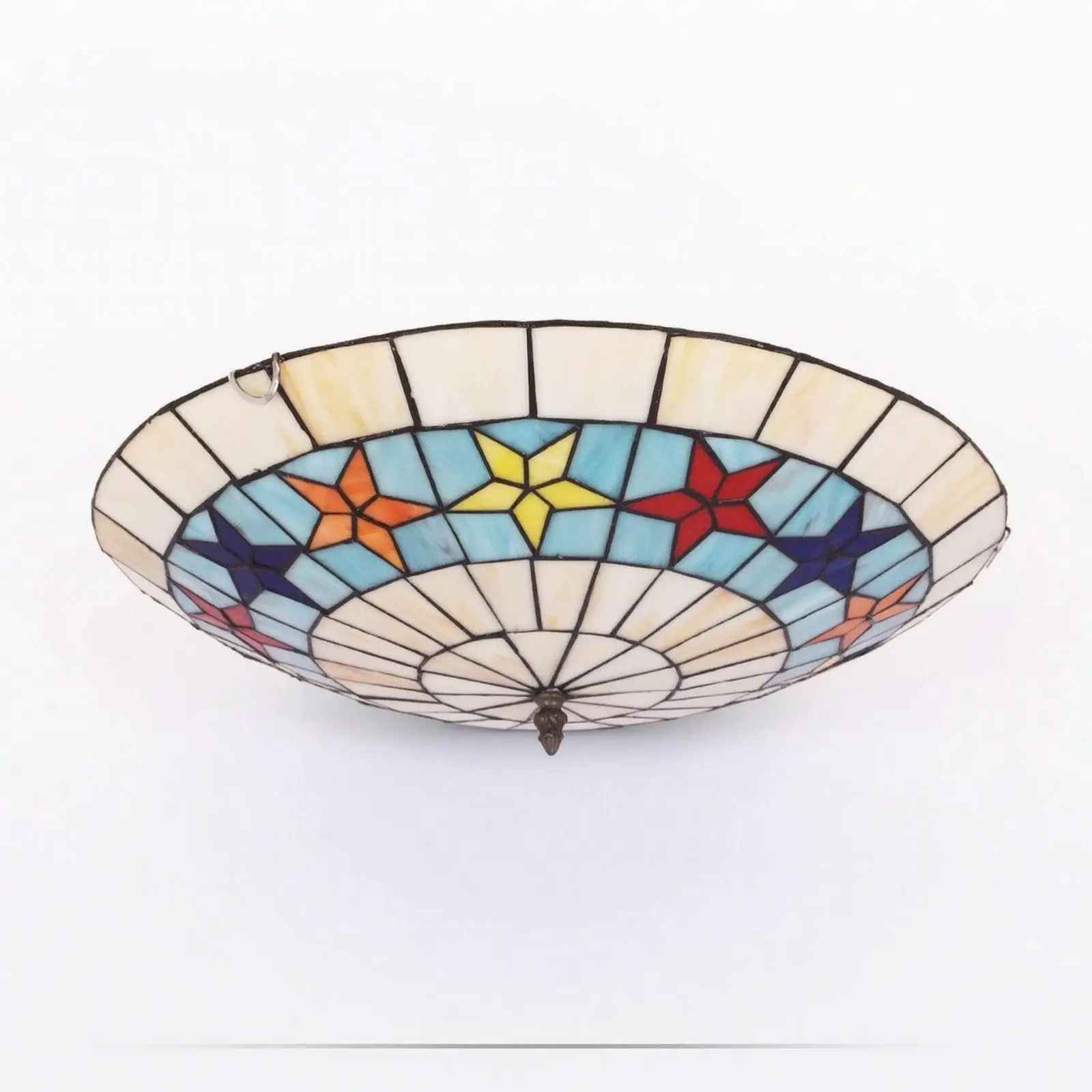 Ceiling Light Fixture Glass Ceiling Lamp Flush Mount Interior Lighting Fixtures for Child Room Hallway and Entry
